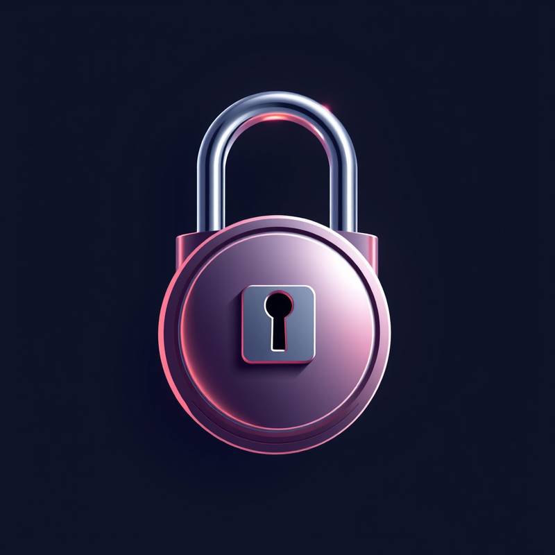 Illustratie van een hangslot om privacy te symboliseren